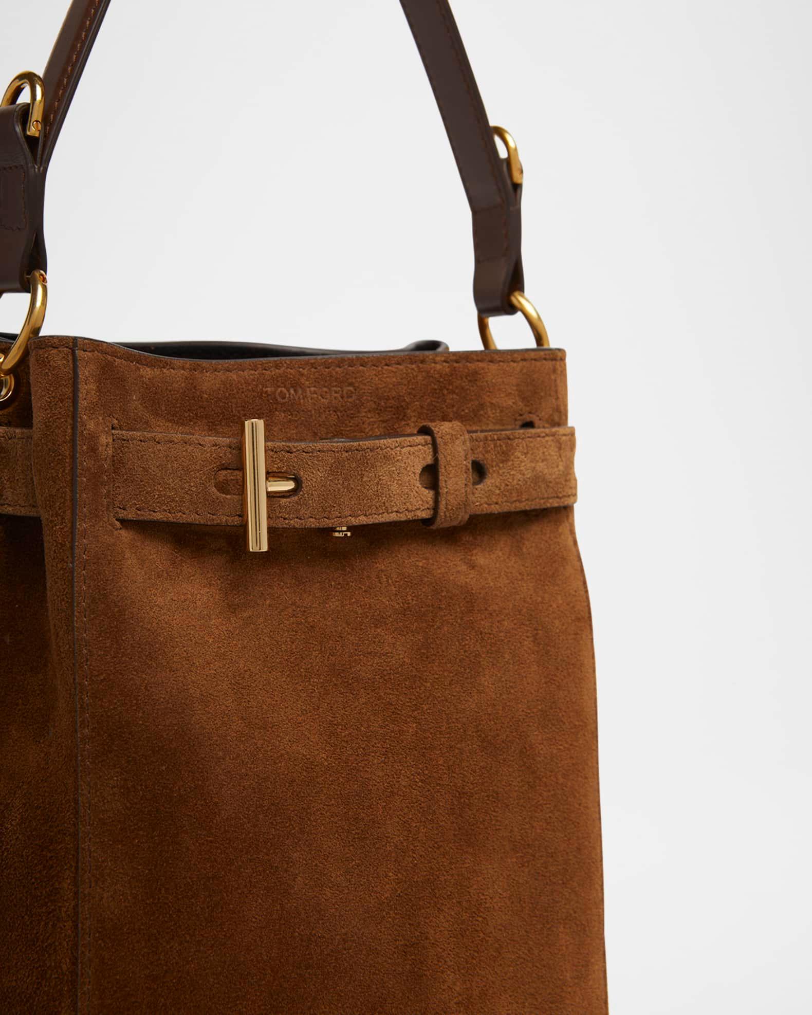 Audrey Mini Bucket Bag in Calfskin Suede Product Image