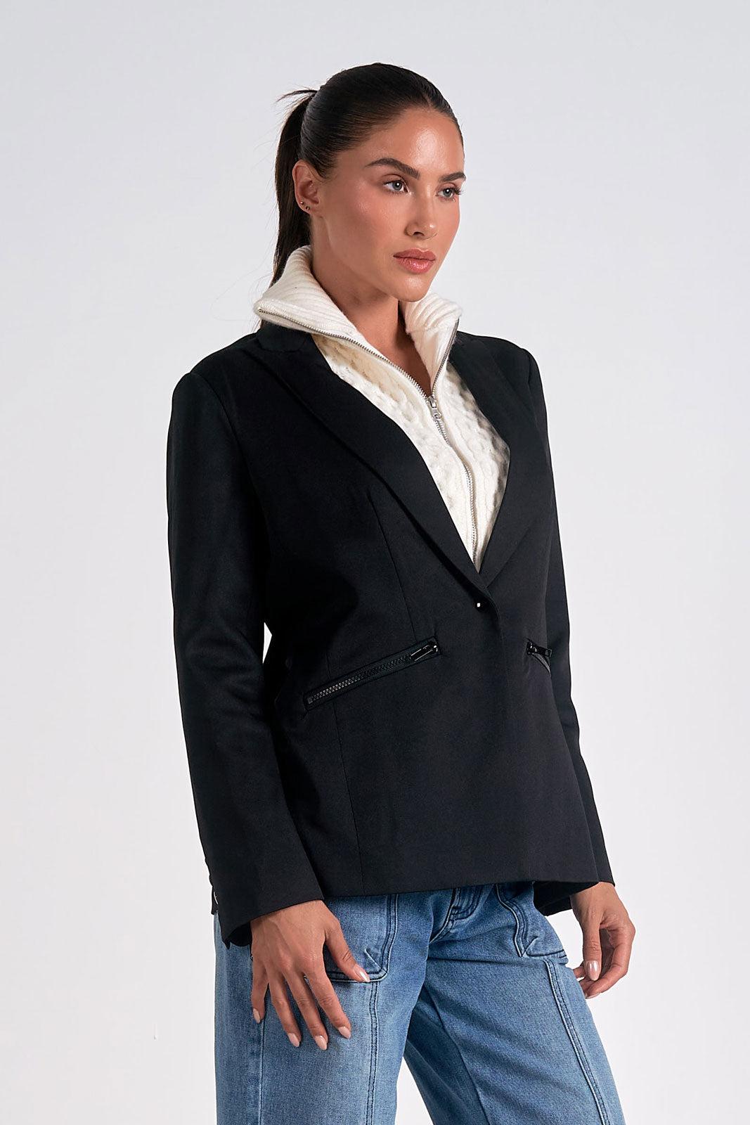 Elan Blazer Detachable Sweater Product Image