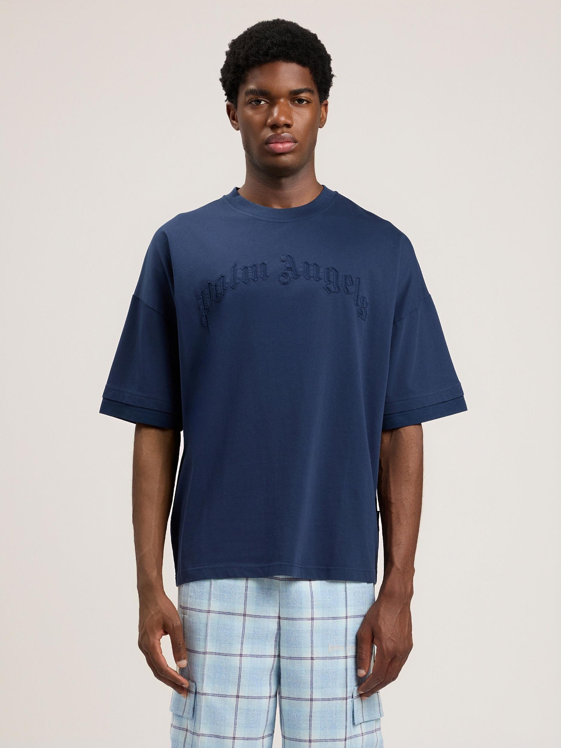 Curved Logo Loose Double T-Shirt Product Image