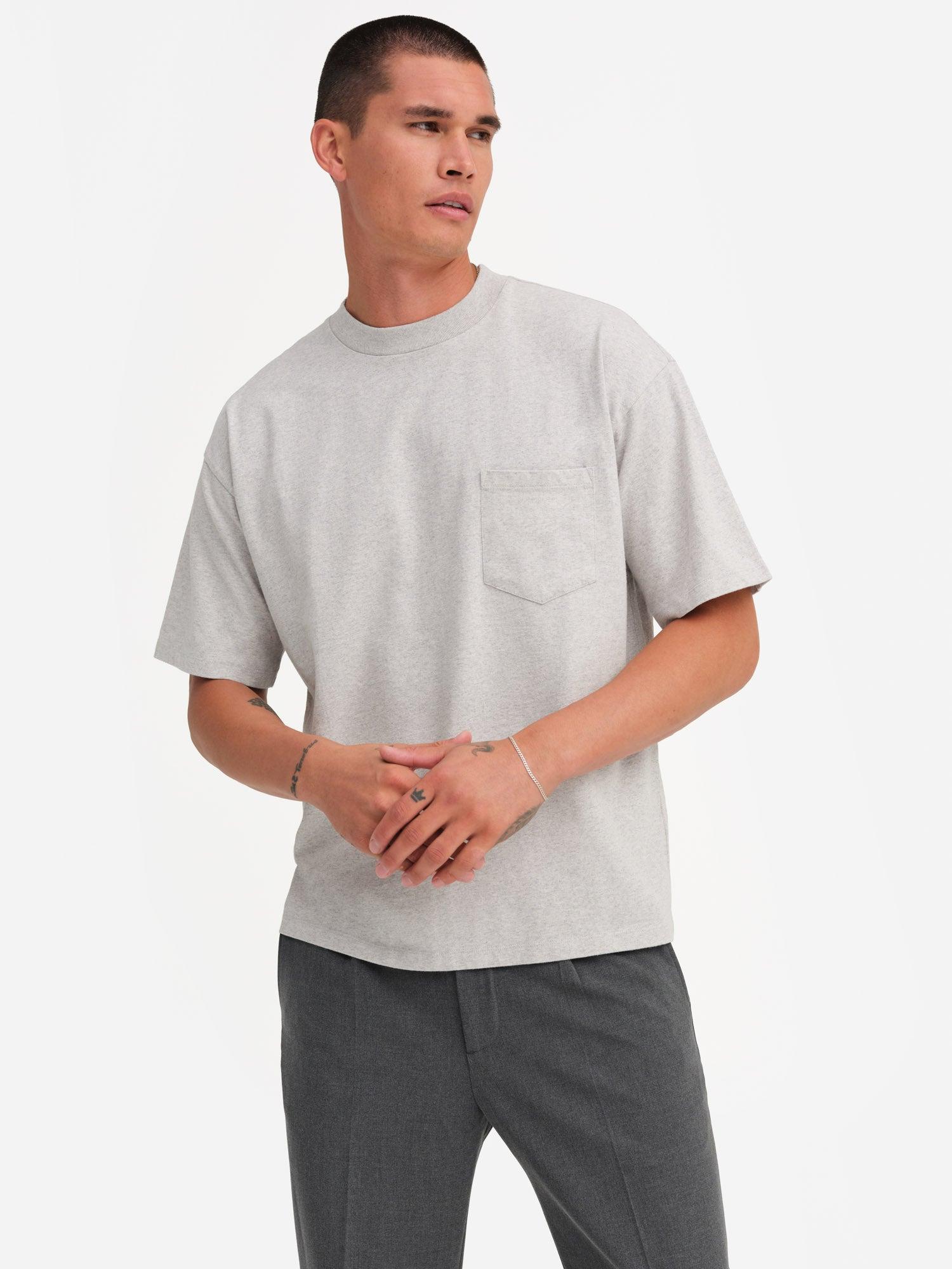 Men's Organic Heavyweight Cotton Relaxed Tee Male Product Image