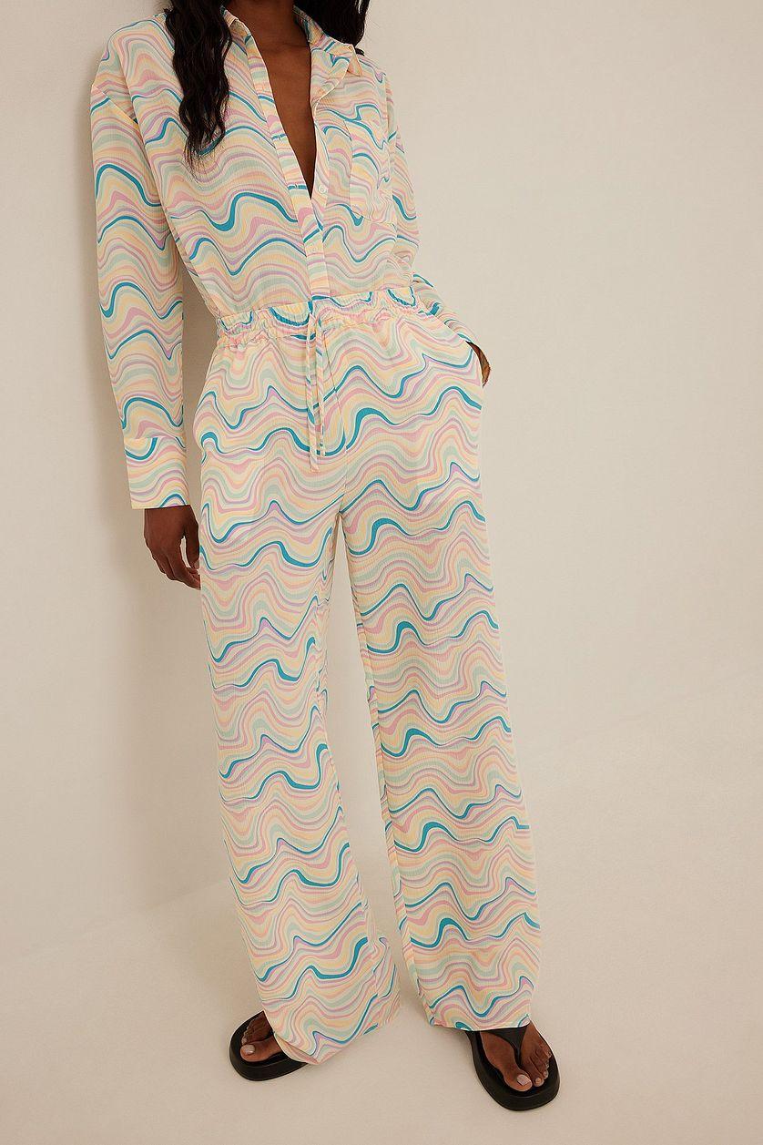 Straight Leg Structured Trousers Product Image