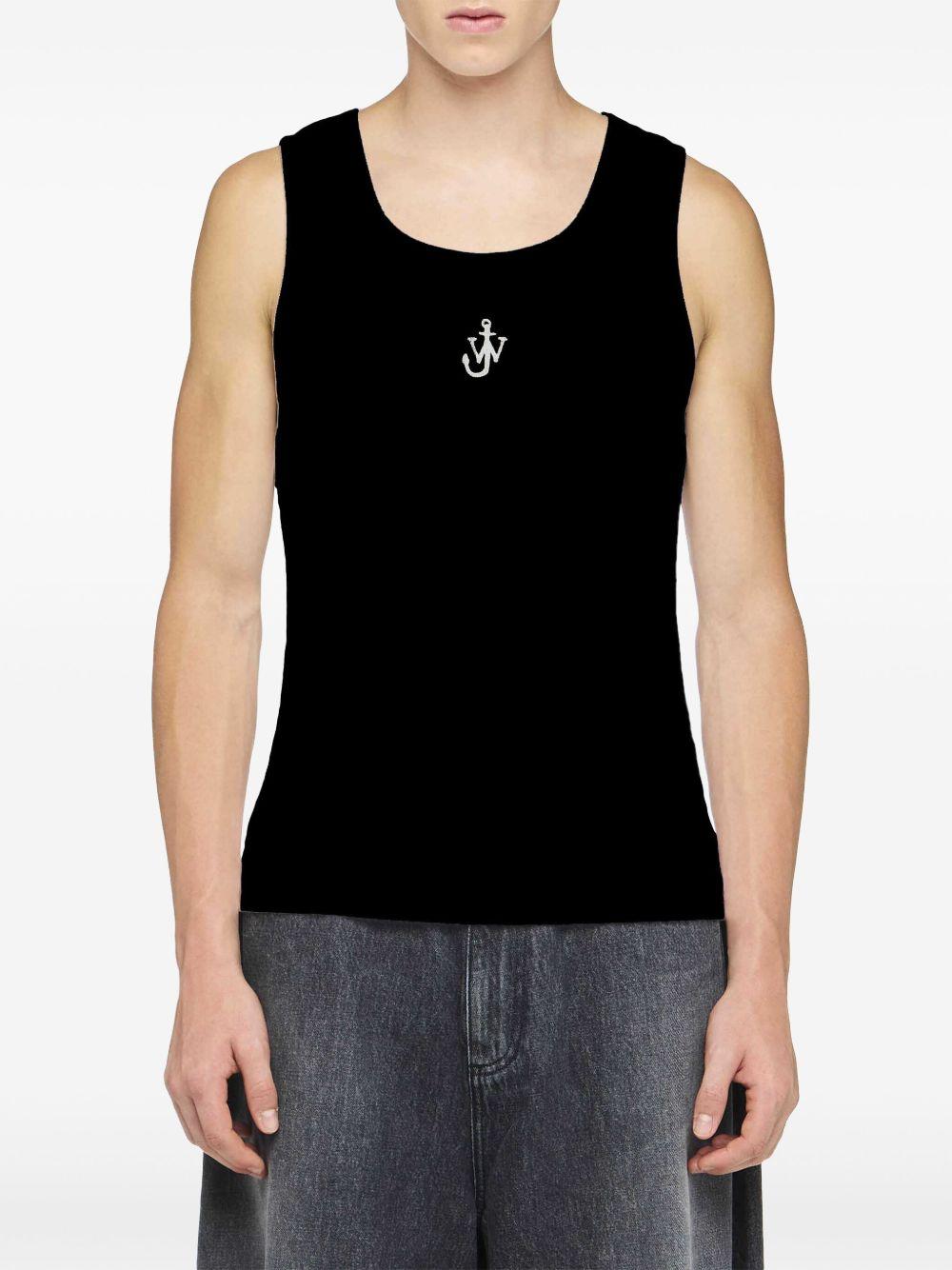 Anchor-embroidered tank top Product Image