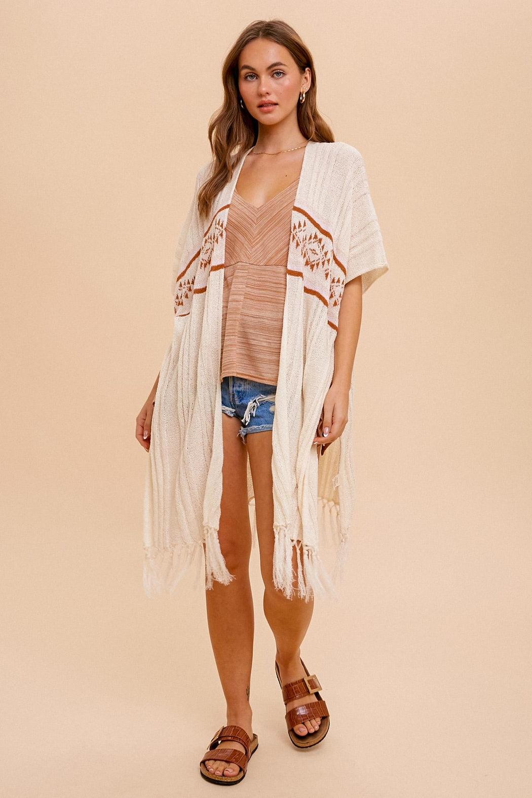Aztec Tassel Cardigan Product Image