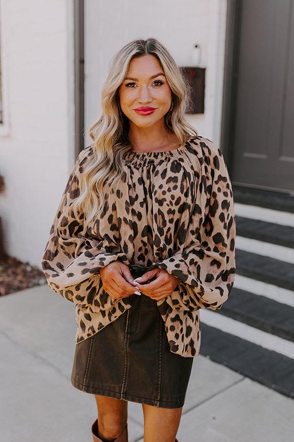 Chic Statement Leopard Top Product Image