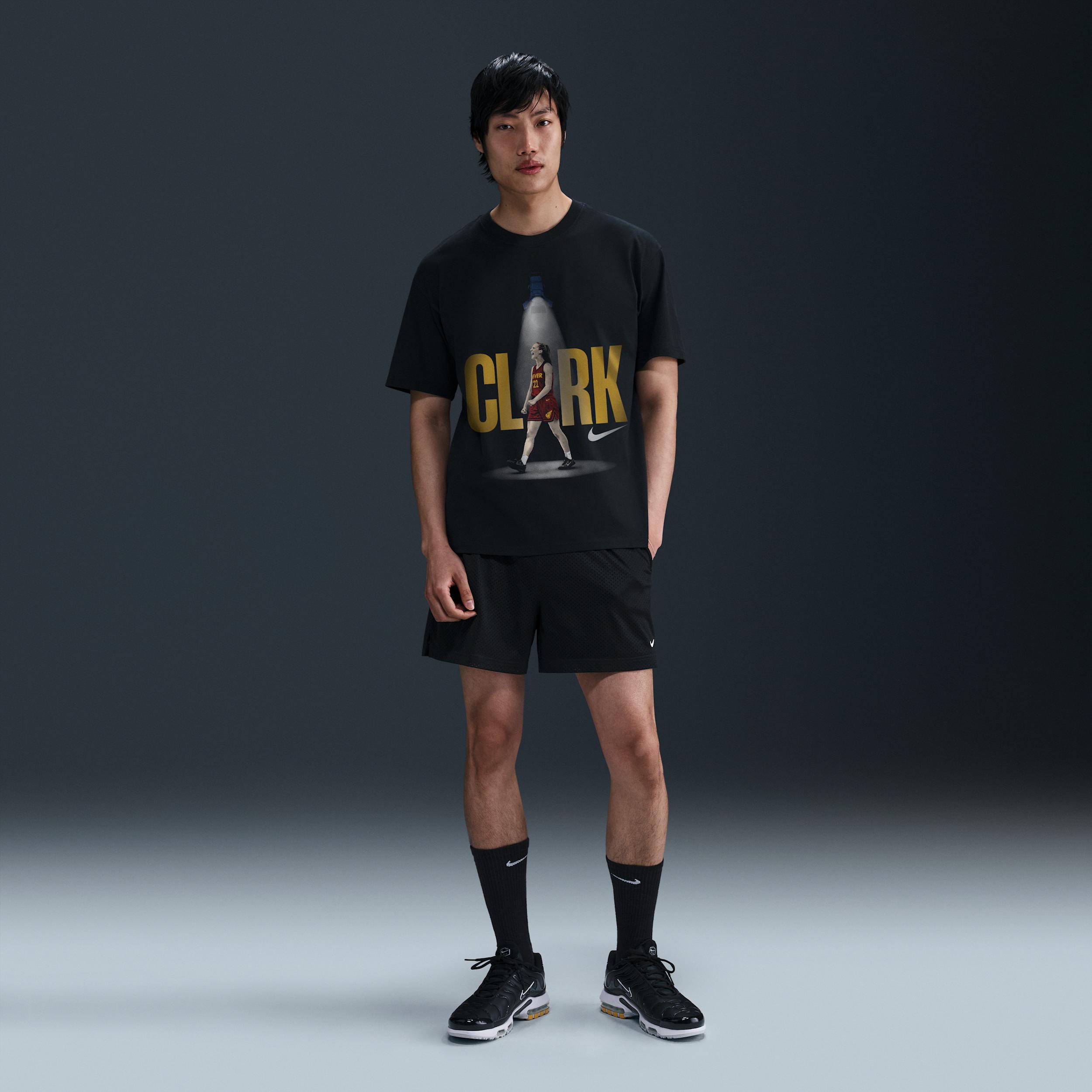 Caitlin Clark "So Win" Adult Nike Men's Basketball T-Shirt Product Image