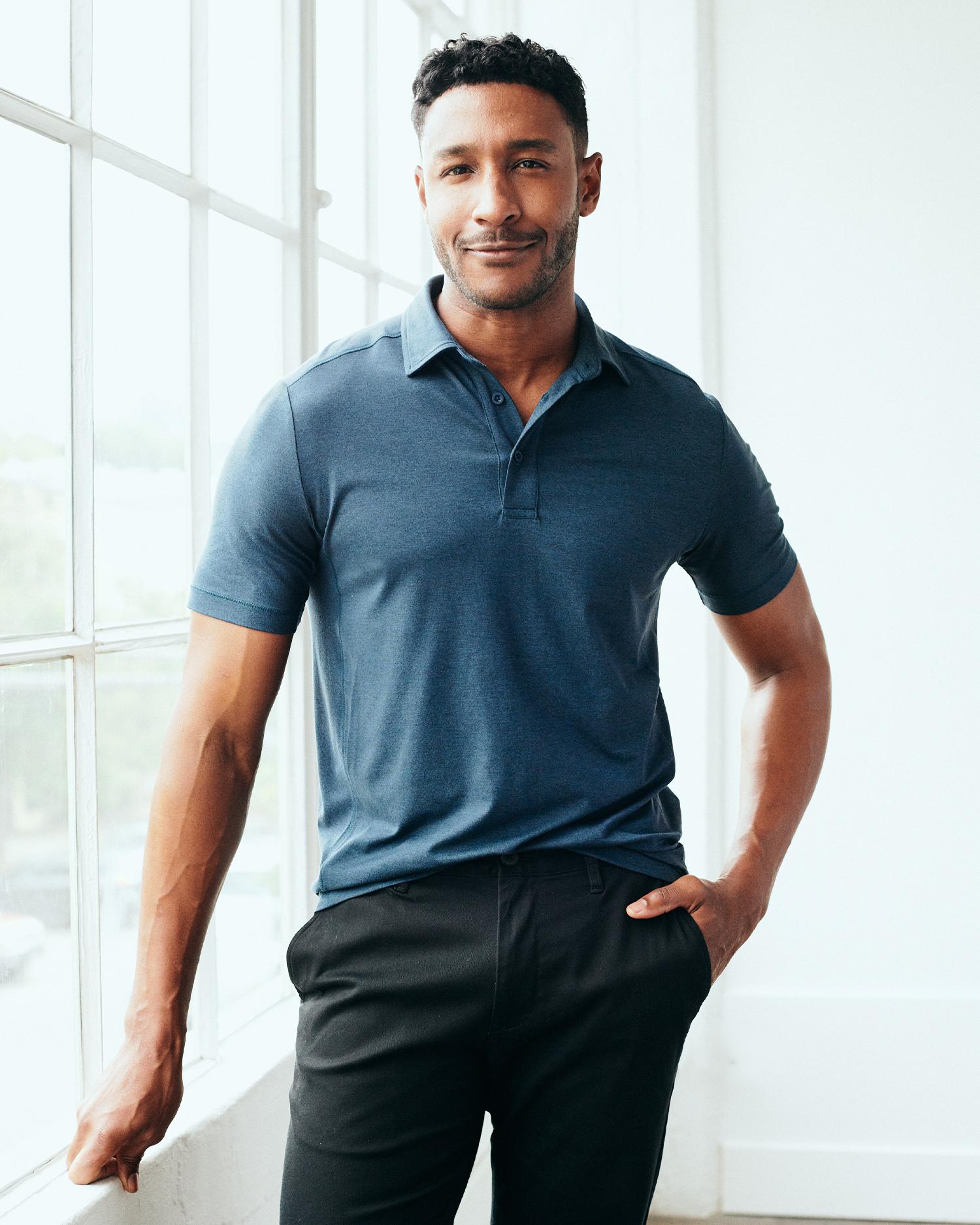 Quince | Men's Flowknit Breeze Performance Polo Recycled Polyester Product Image