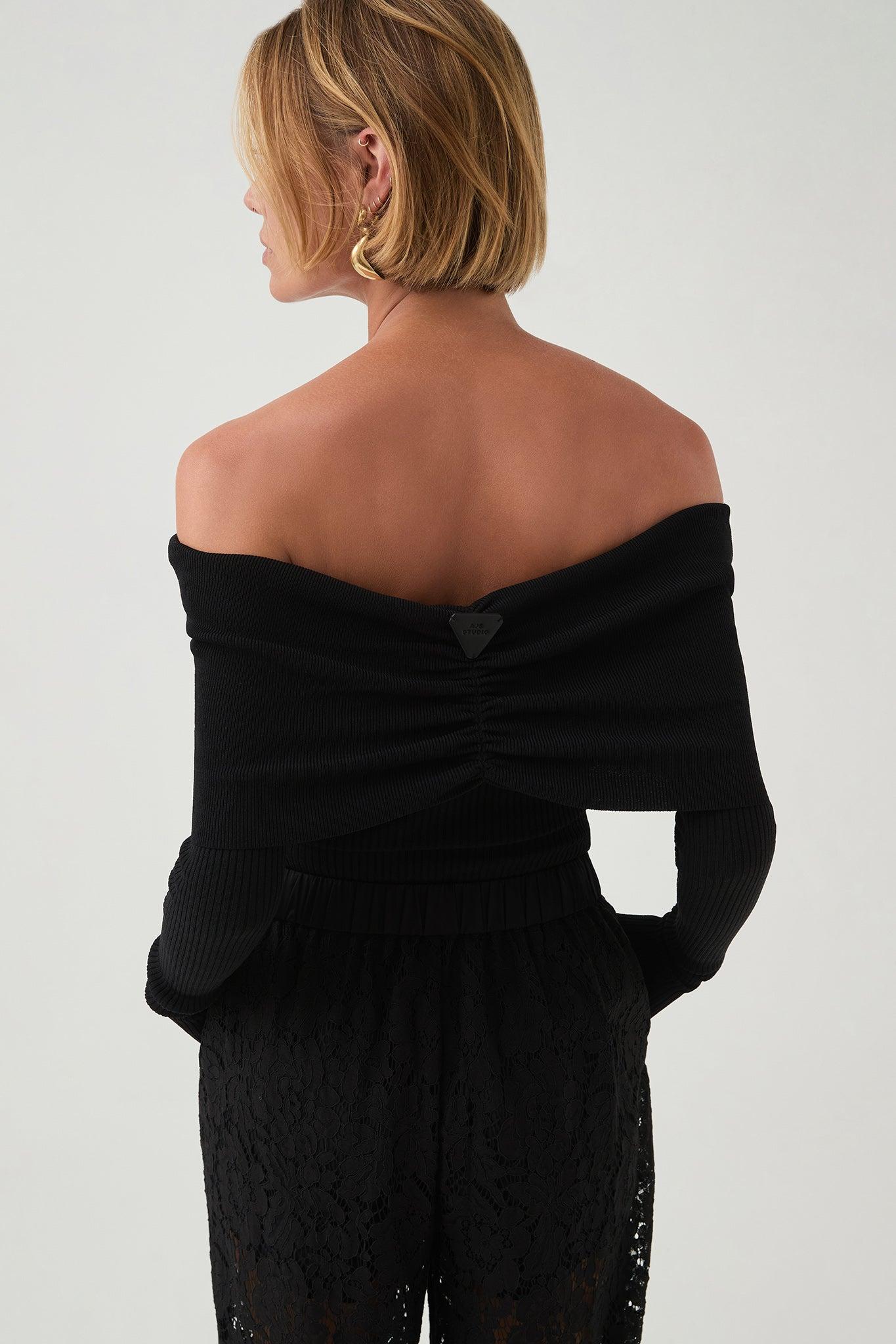Fine Wool Cashmere Sweater | Dark Navy Product Image