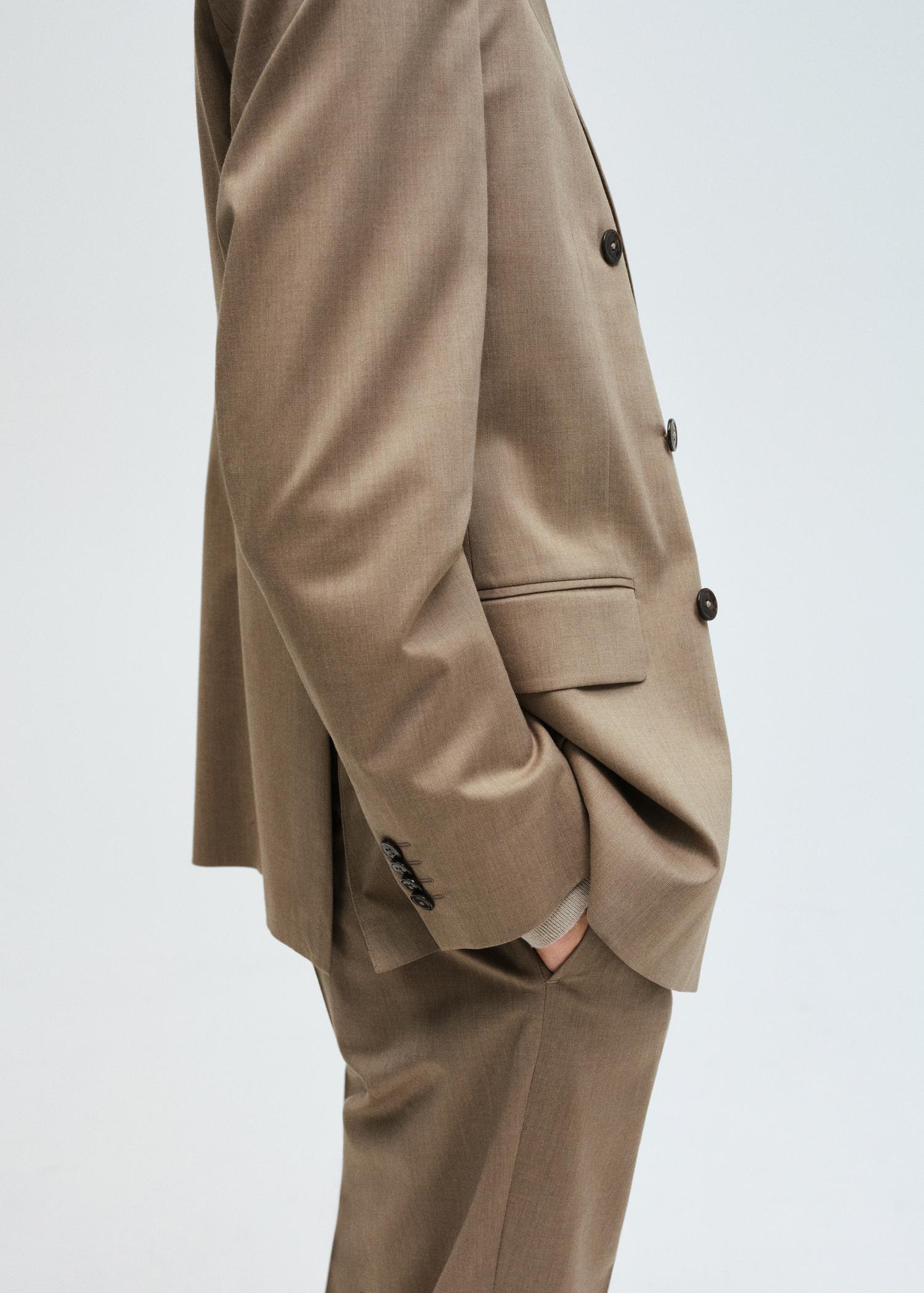 Monaco slim-fit suit pants - Men | MANGO USA Product Image