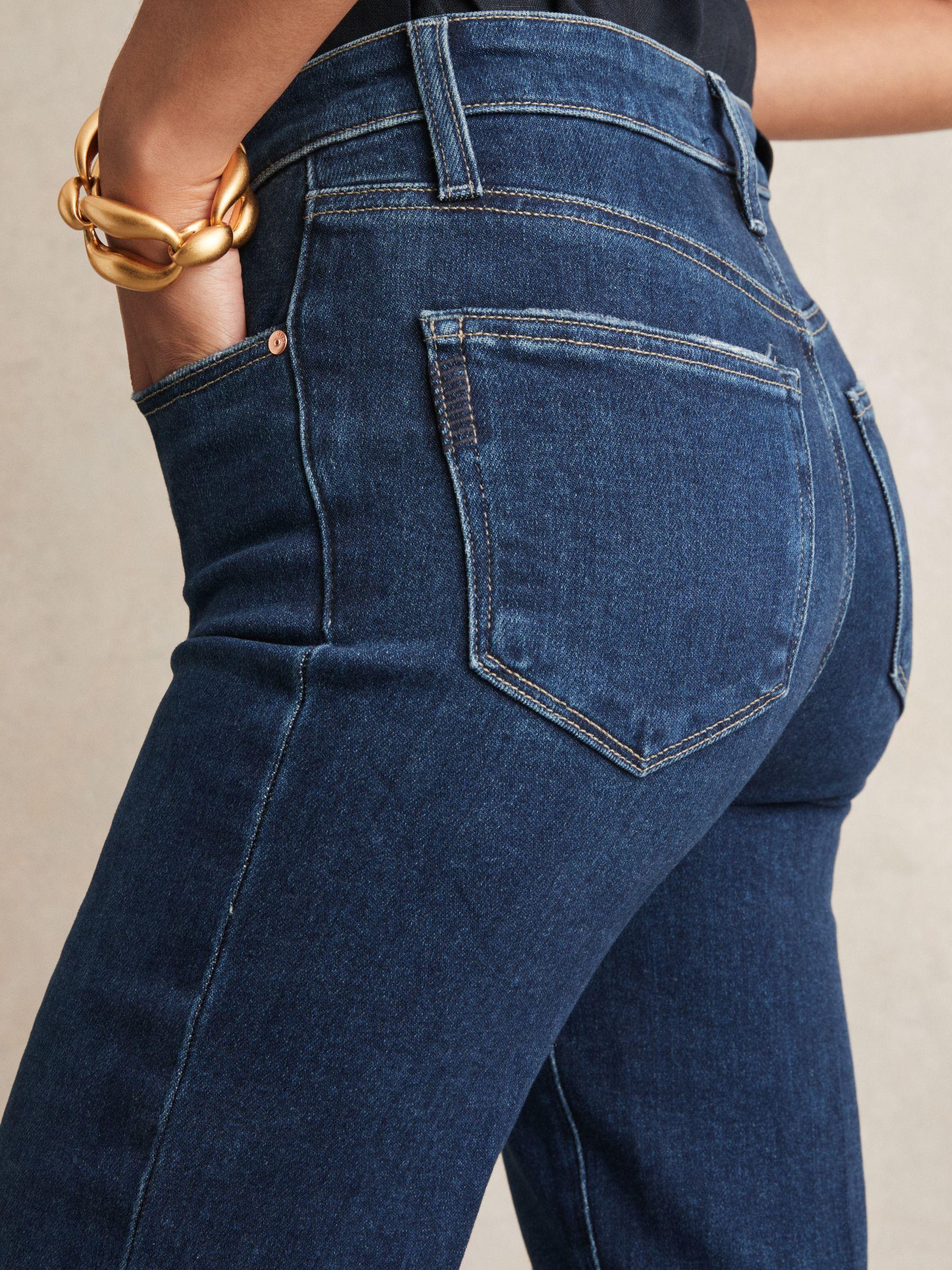 Paige High Rise Flared Jeans in Marciella Blue Product Image