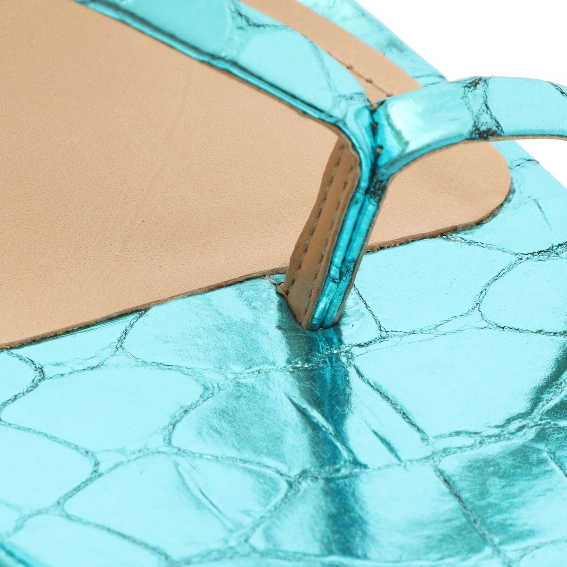 Lily Metallic Leather Sandal Product Image