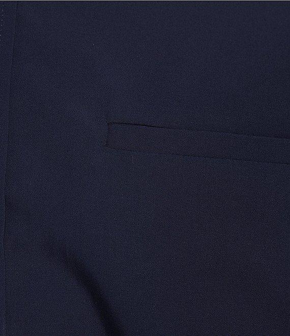 Murano Slim Fit Solid Long Sleeve Woven Shirt Product Image