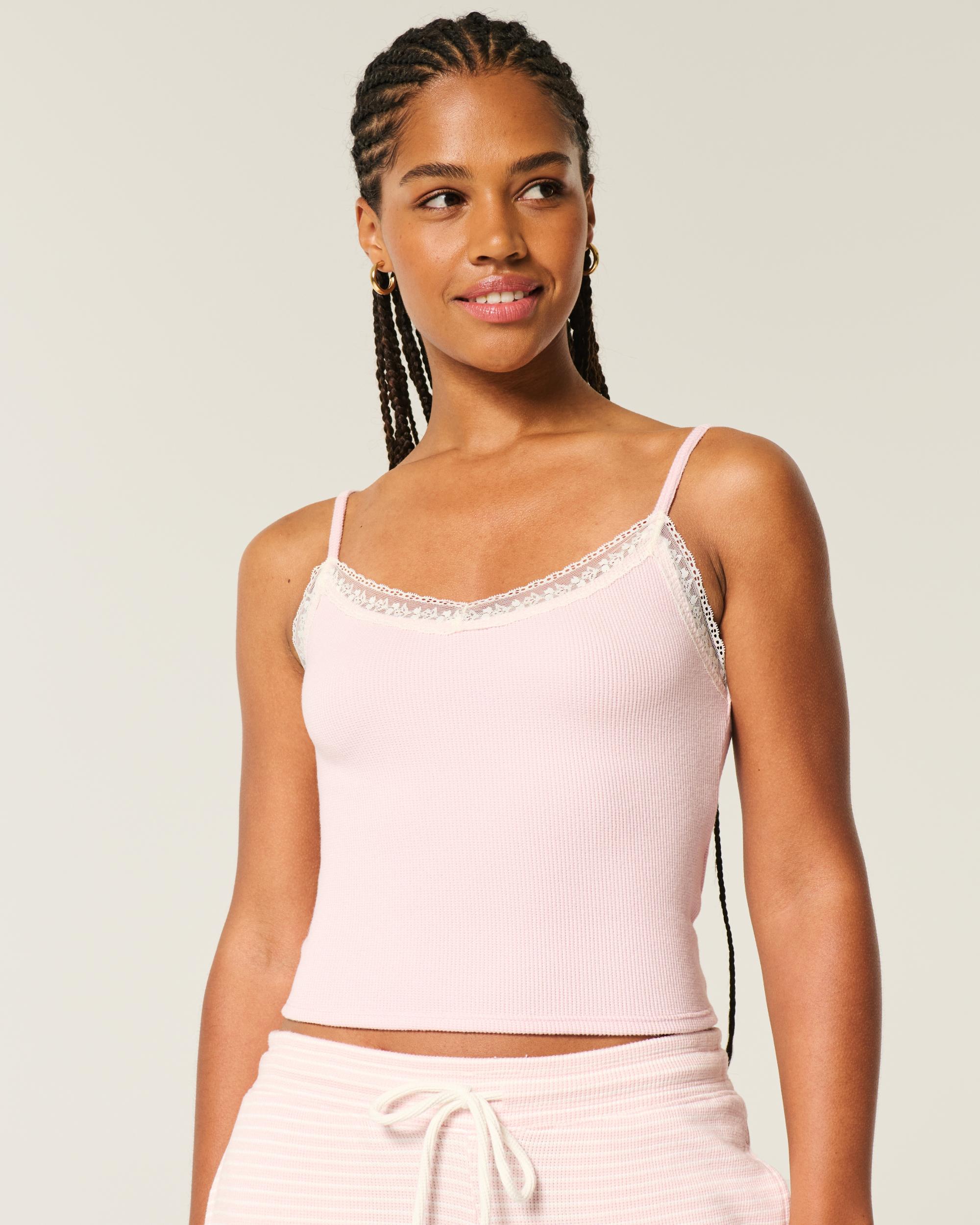 Gilly Hicks Waffle Lace Cami Product Image