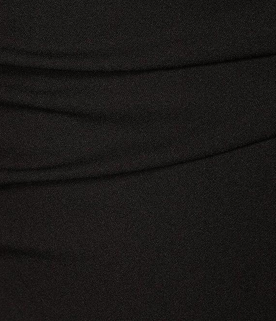 Honey and Rosie Adjustable Spaghetti Rhinestone Strap Square Neck Fitted Short Dress Product Image