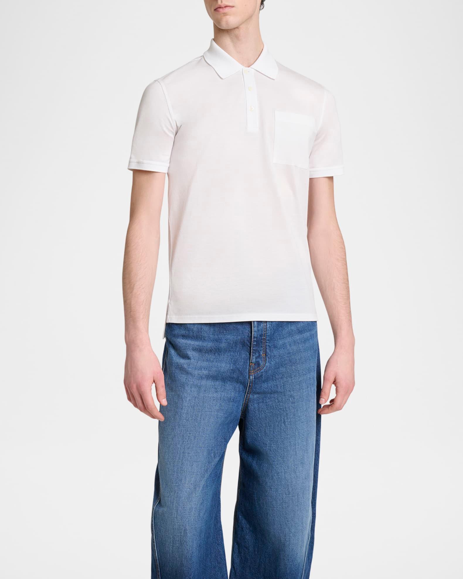 Men's Cotton Piqué Polo Shirt  Product Image