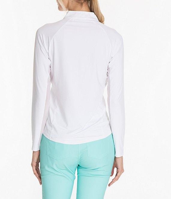 Sport Haley Sunscape UPF Long Sleeve Quarter Zip Mockneck Top Product Image