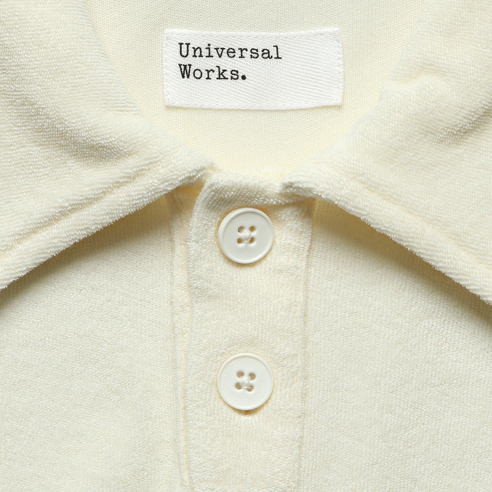 Newlyn Terry Polo - Ecru Product Image