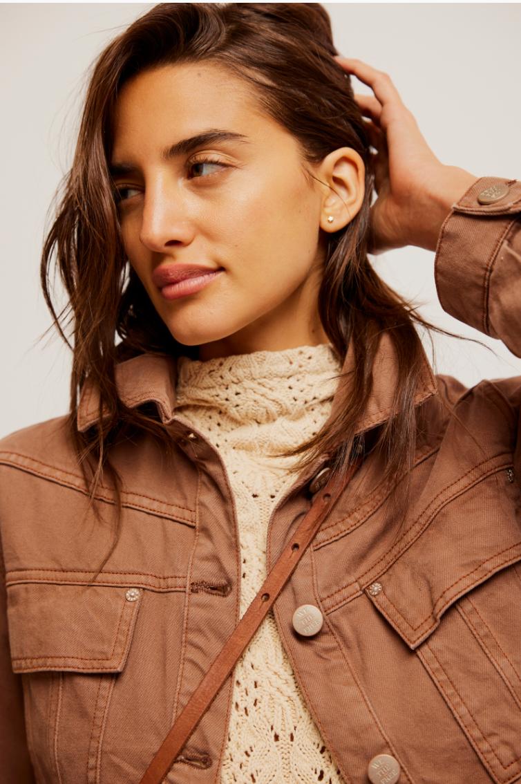 Jade Denim Jacket Product Image