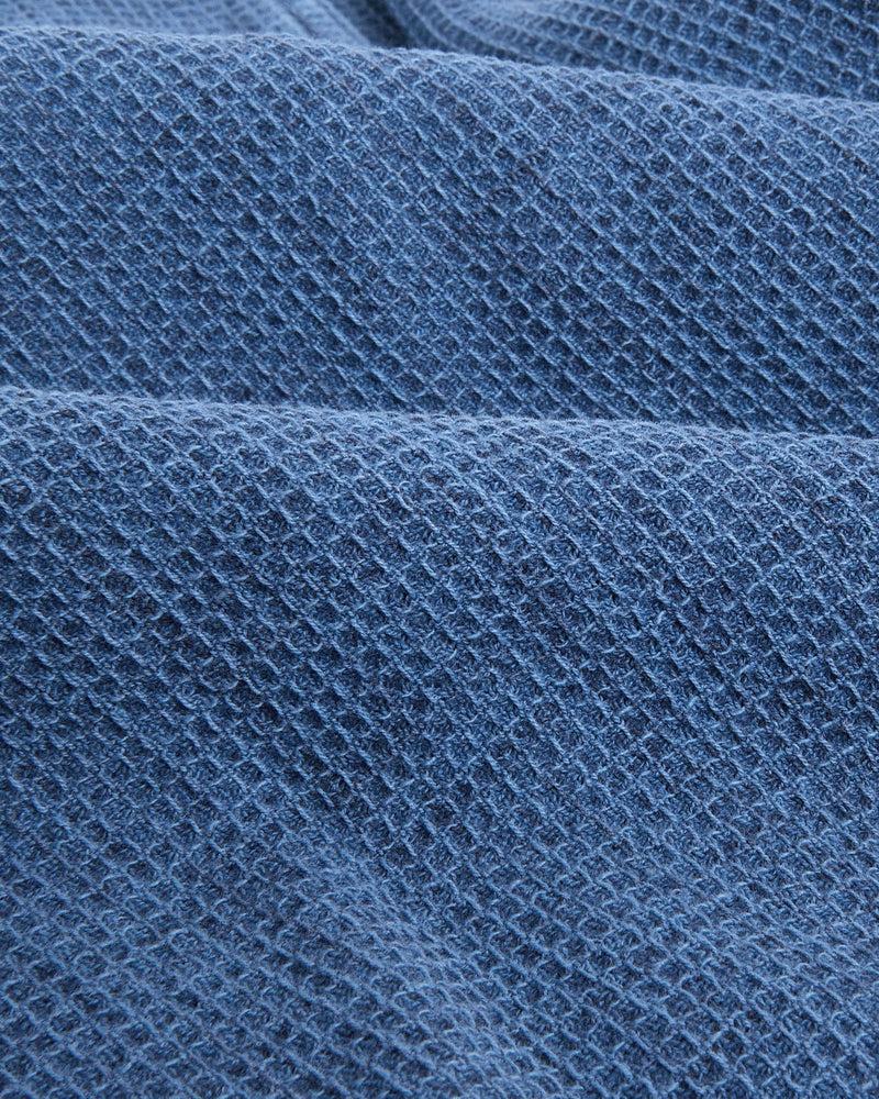 Pigment Dyed Waffle LS - Indigo Product Image