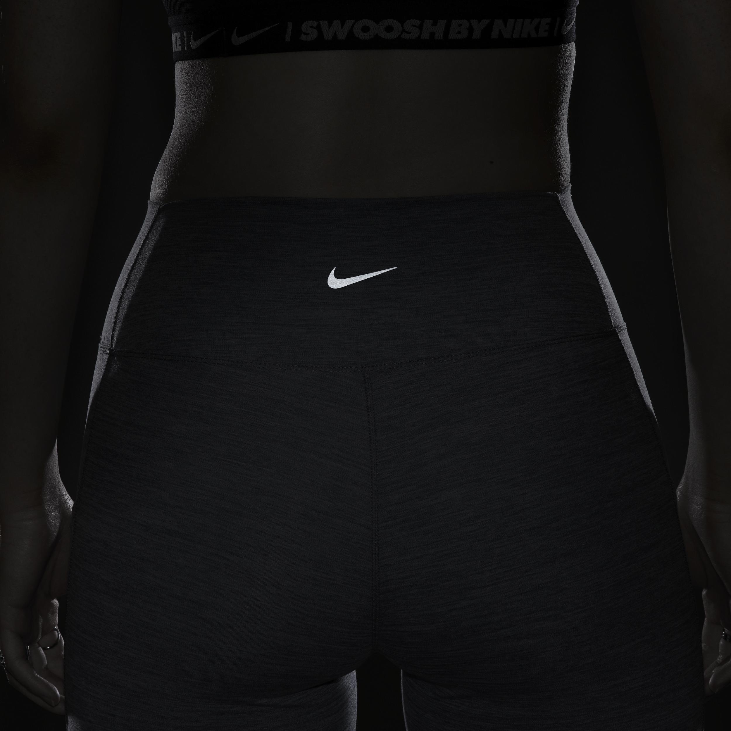 Nike Womens One High-Waisted 8 Biker Shorts with Pockets | FZ6758-084 Product Image