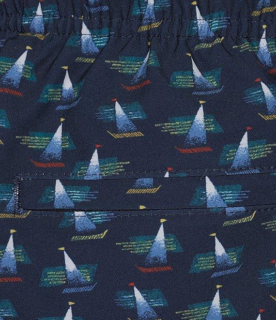 Roundtree & Yorke Mini Sailboat 8#double; Swim Trunks Product Image