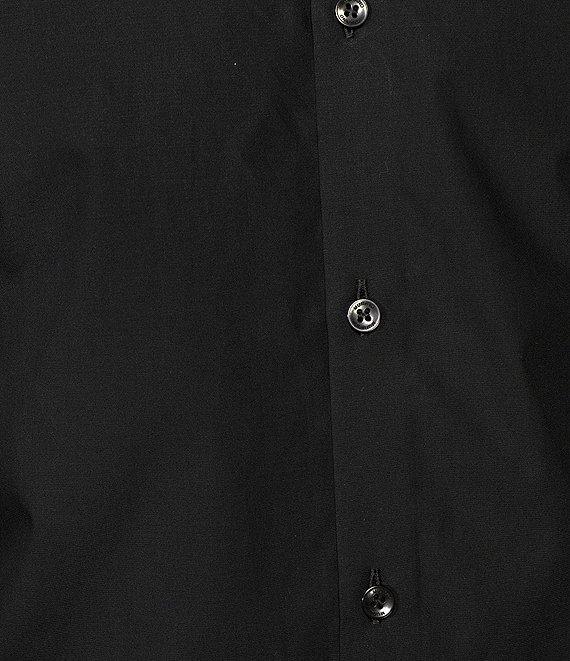 Murano Wardrobe Essentials Slim Fit Solid Long Sleeve Woven Shirt Product Image