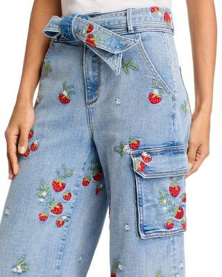 Olivia X Strawberry Fields Jeans in Light Wash Product Image