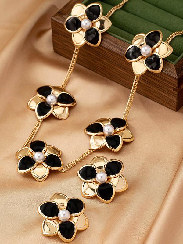 Flower Shape Earrings Accessories Necklaces Accessories Product Image