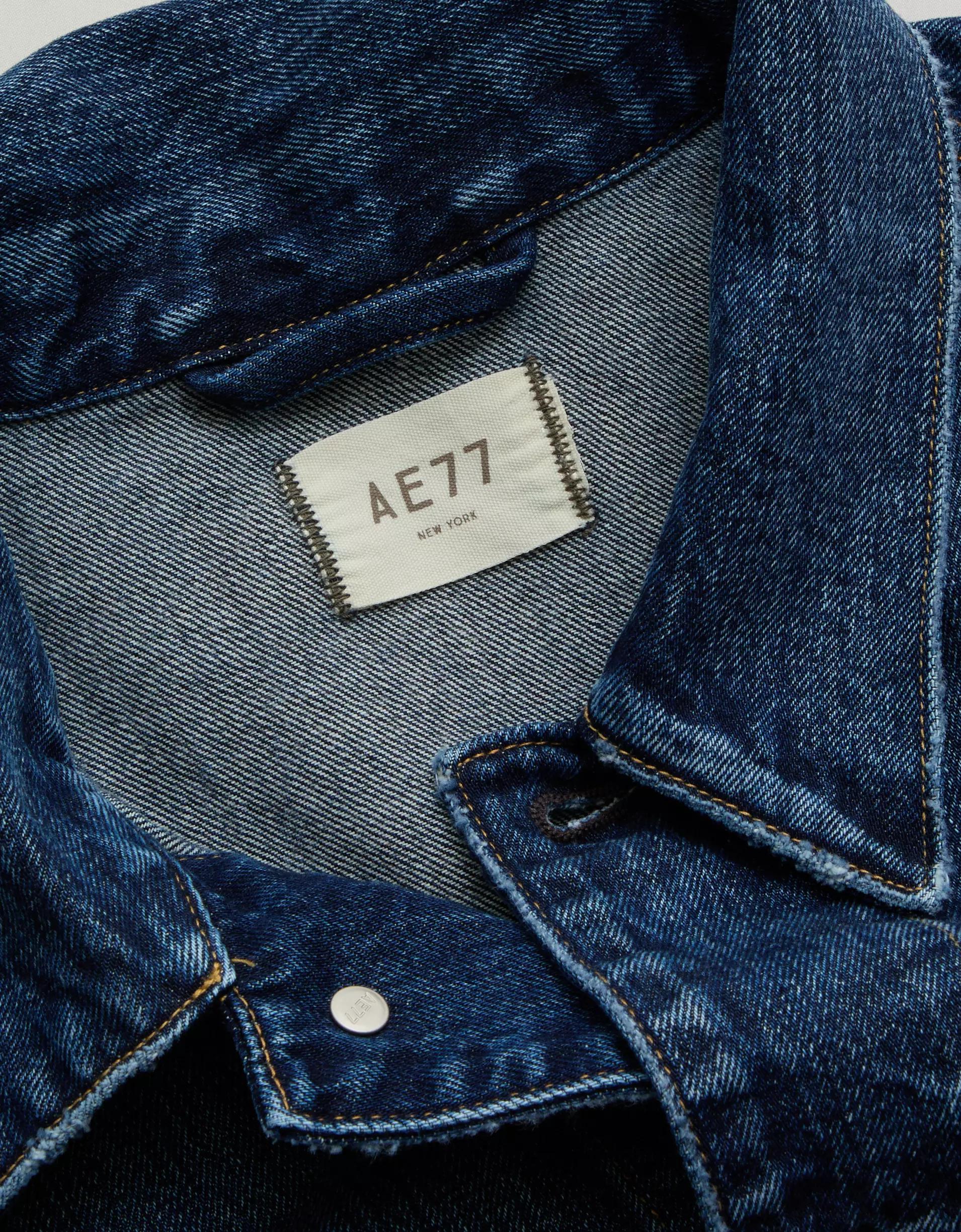 AE77 Premium Oversized Denim Jacket Product Image