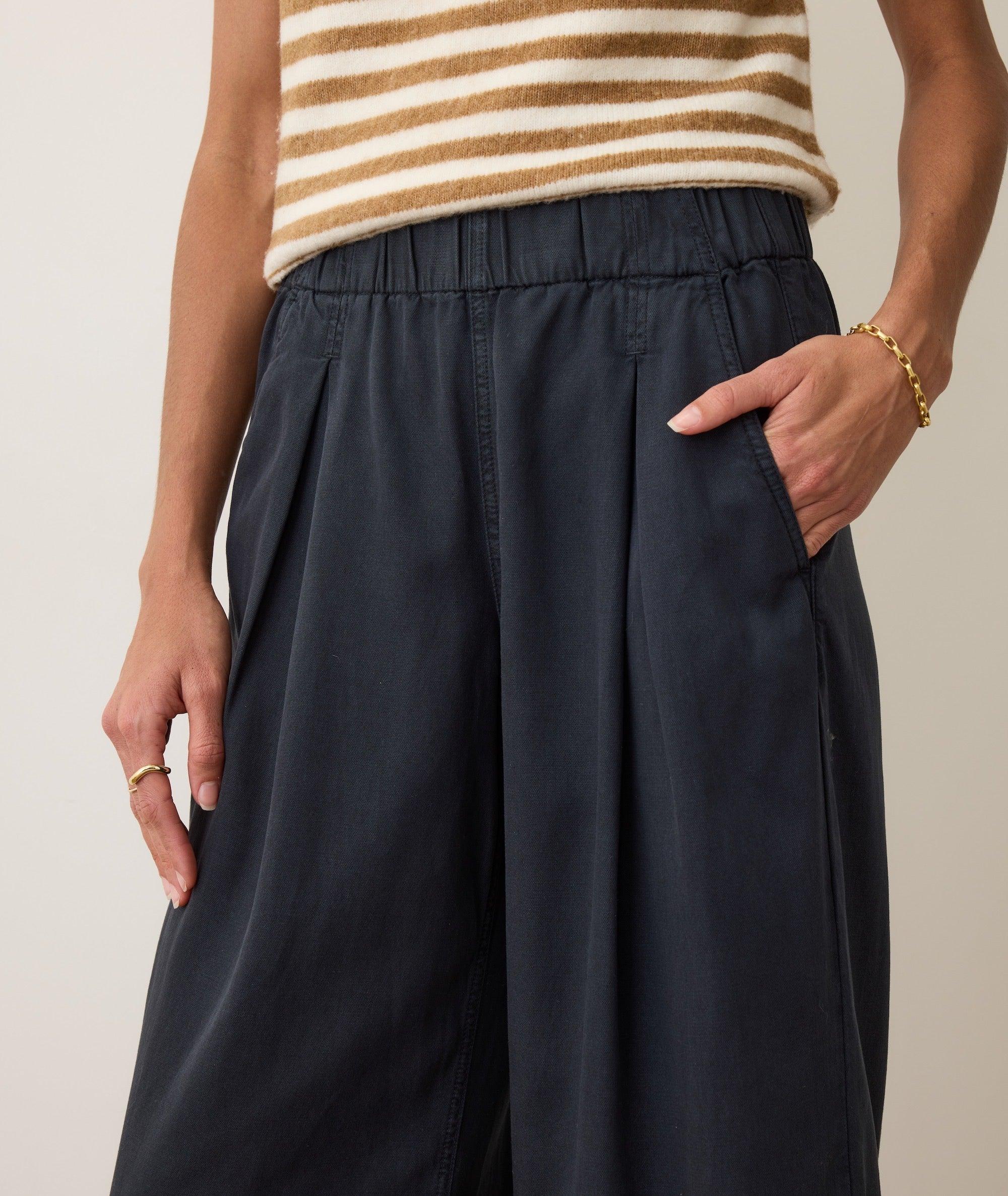 Allison Pleated Wide Leg Trouser Product Image