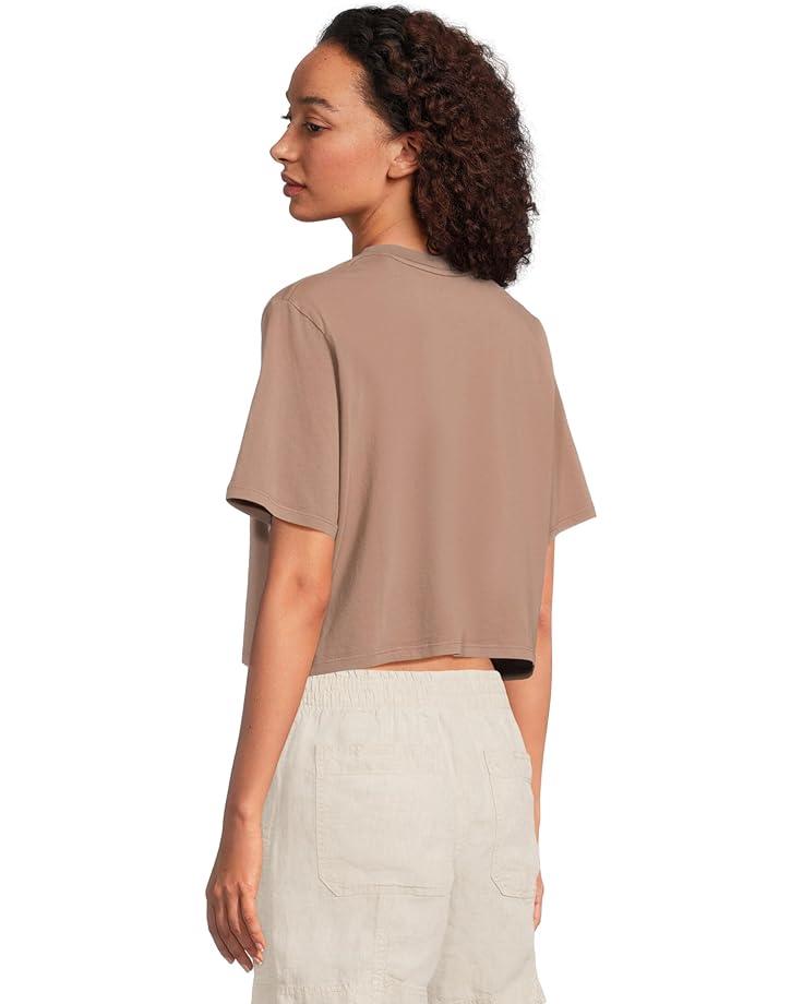 Harlan Cropped V-Neck Tee Product Image