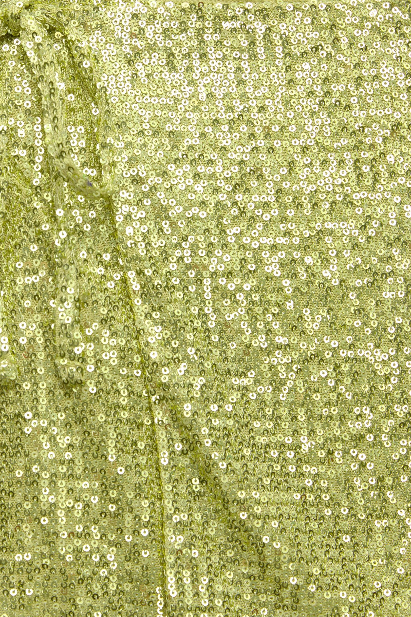 Sequined sarong mini skirt Product Image