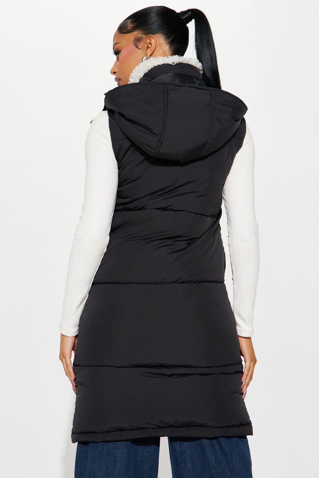 Leslie Puffer Vest - Black Product Image