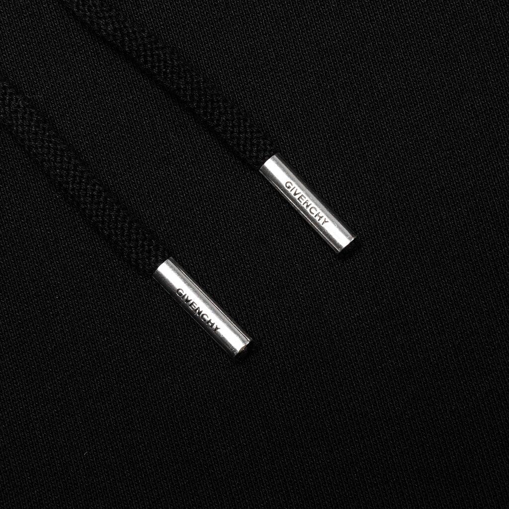 Classic Fit Hoodie w/ Reverse Print - Black Male Product Image