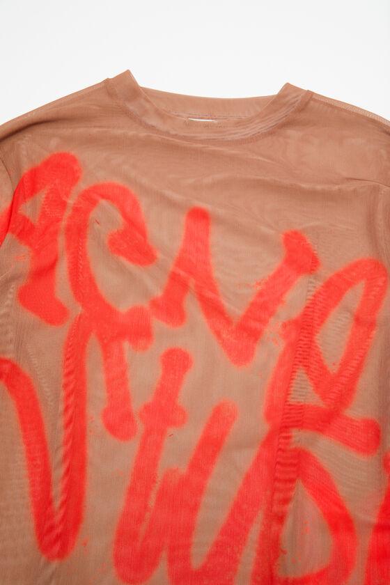 Long sleeve t-shirt sprayed logo Product Image