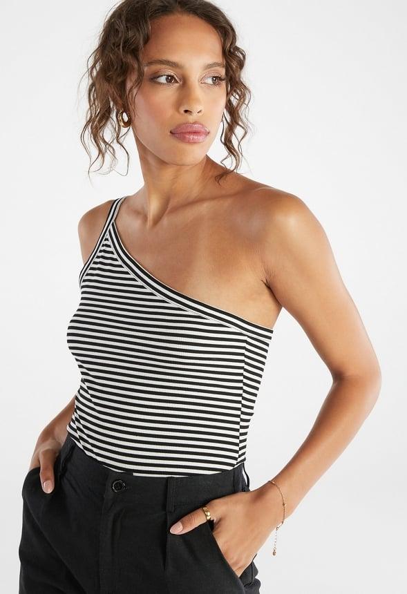 JustFab Margaux Platform Loafer Pump Womens Black/ White Size 8.5 Product Image