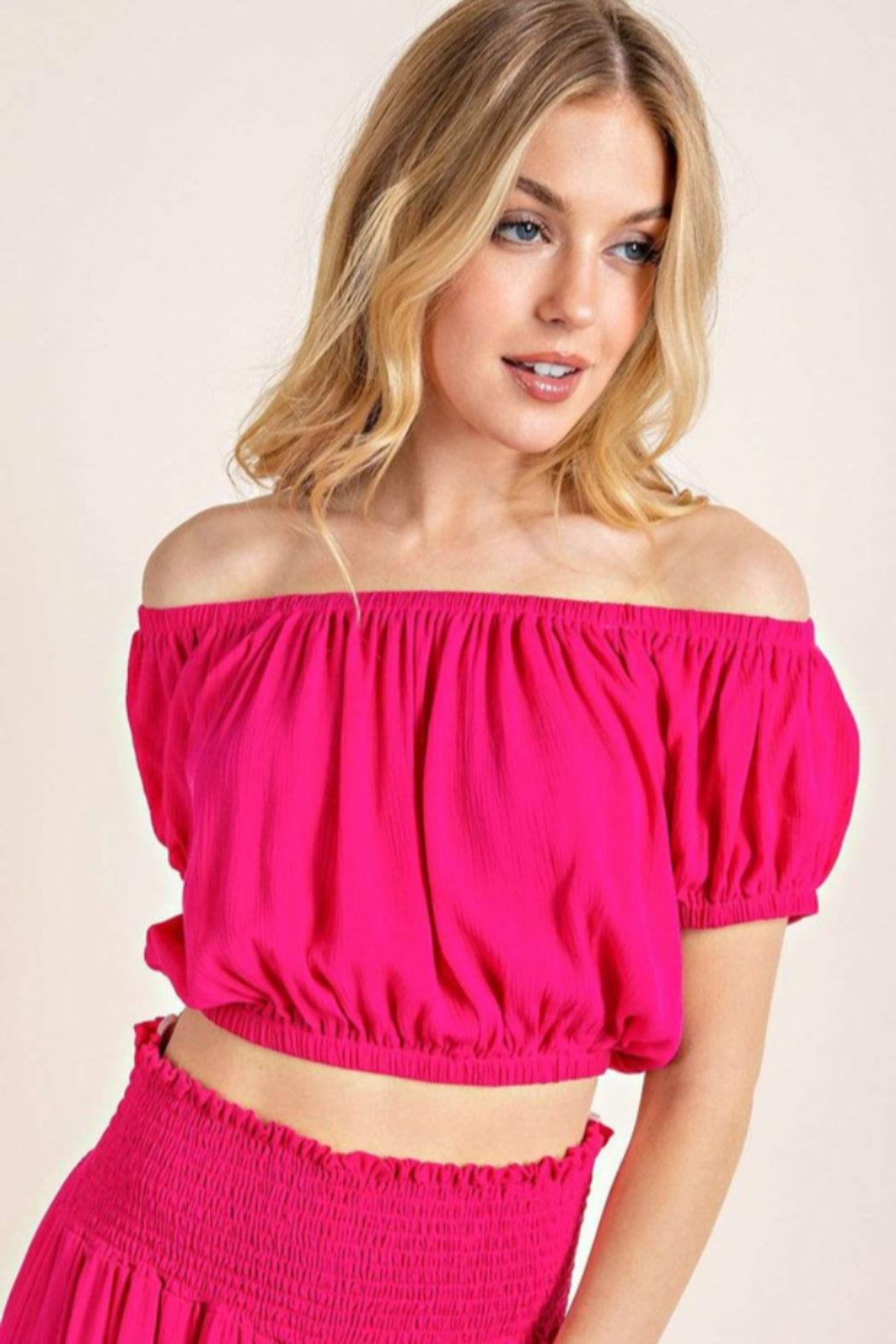 Cropped Top and Pants Set Product Image