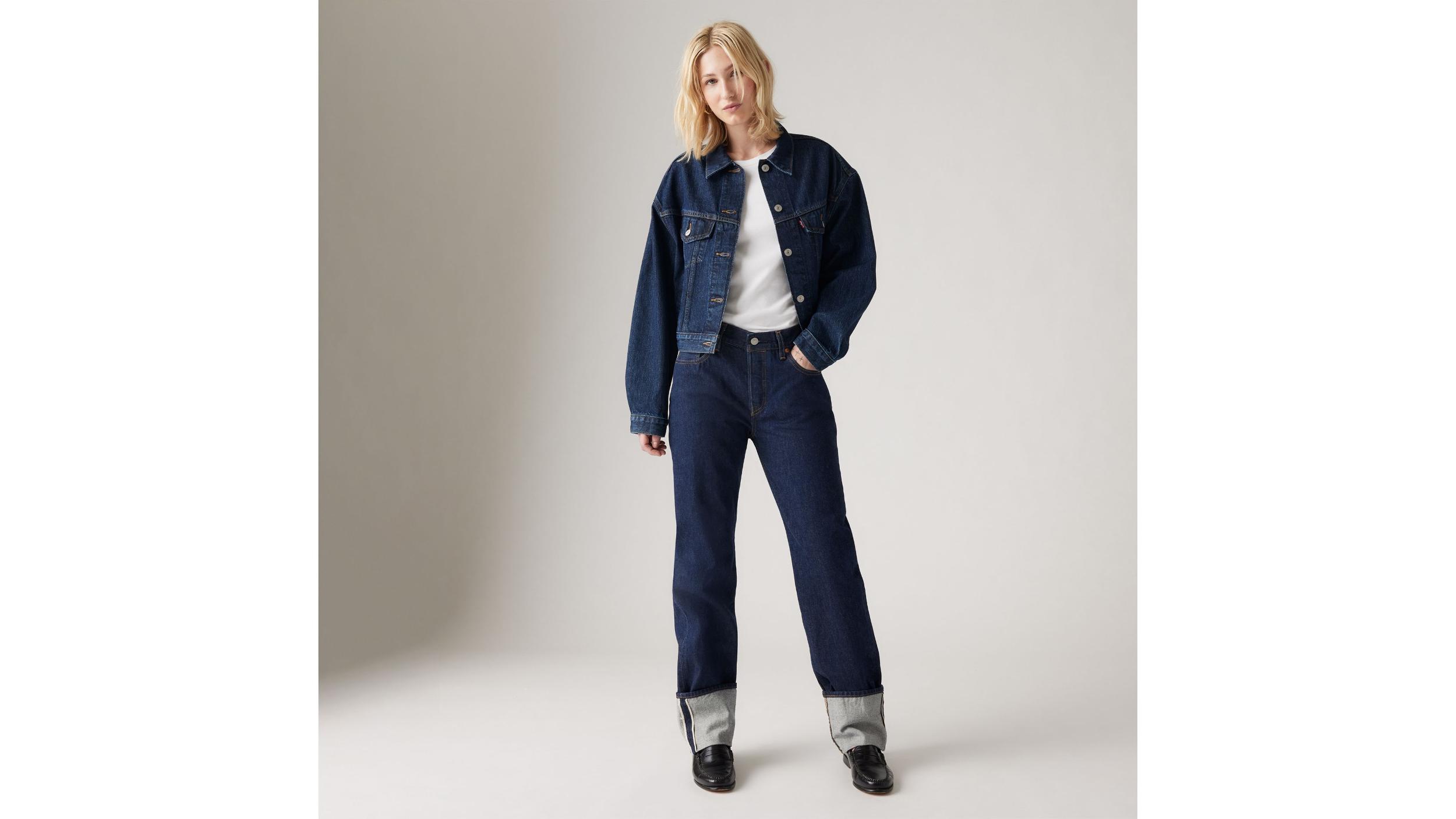 501® '90s Cuffed Selvedge Women's Jeans Product Image