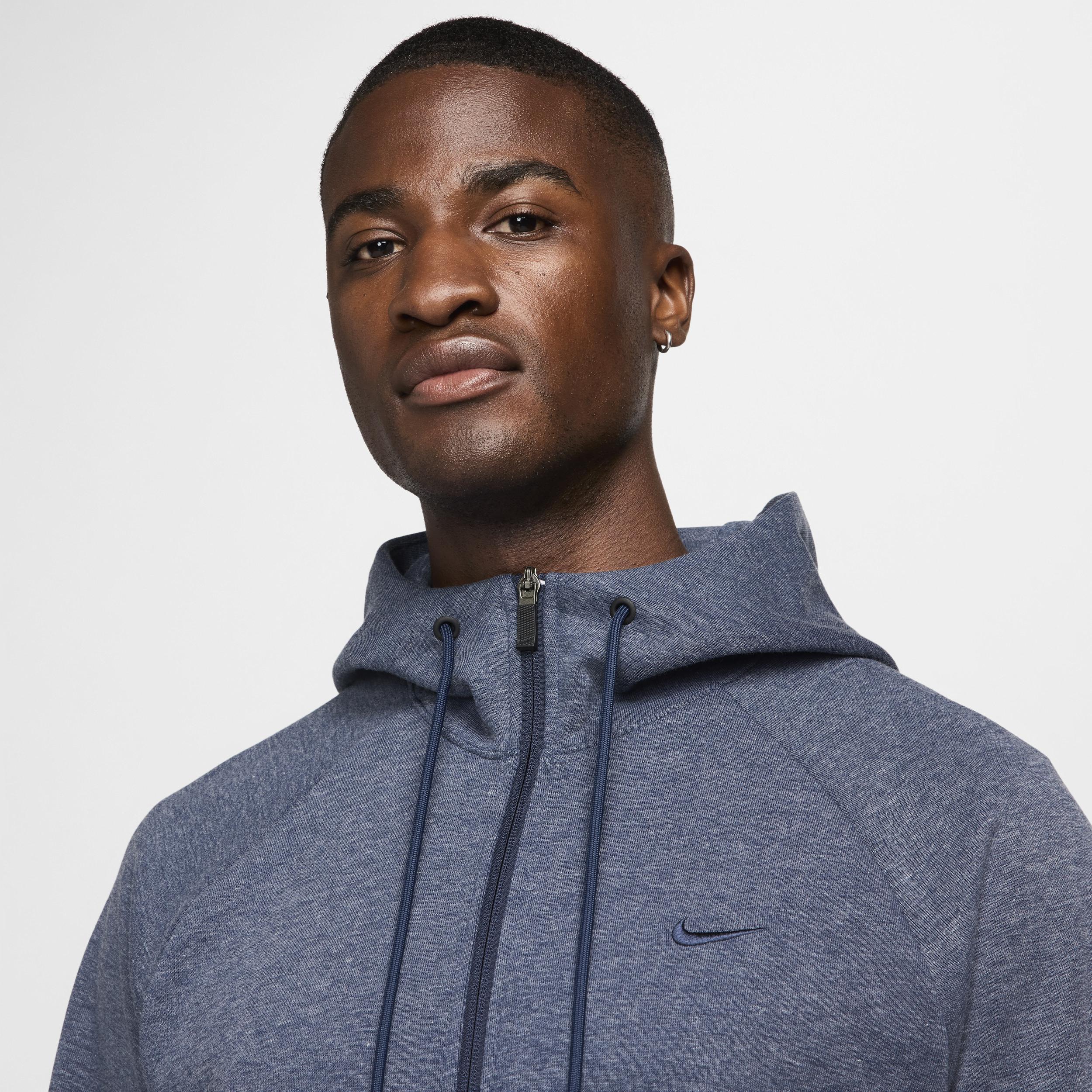Nike Mens Primary Fleece Dri-FIT UV Full-Zip Performance Hoodie | FZ0967-473 Product Image