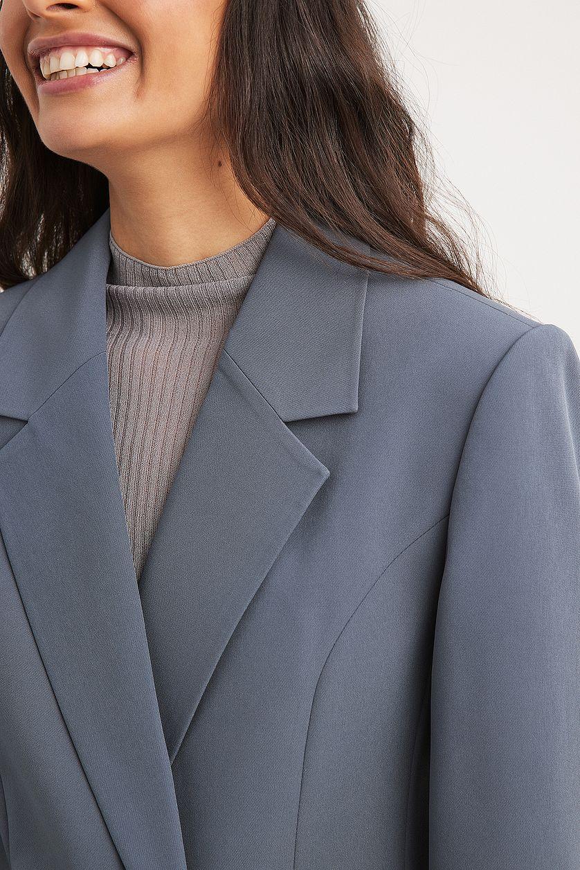 Fitted Overlap Blazer Product Image