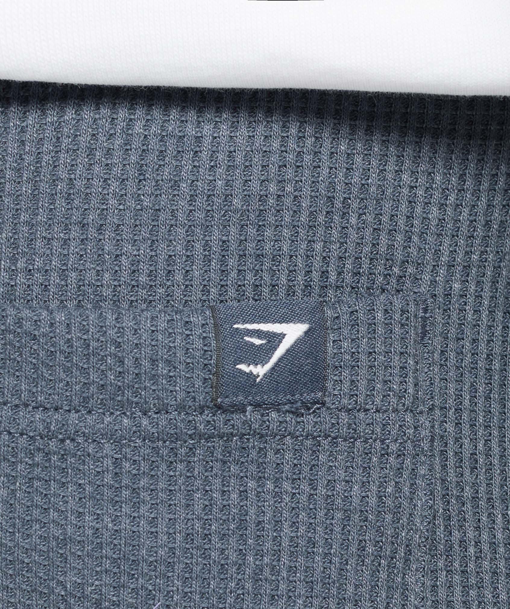 Gymshark Waffle Shorts - Titanium Blue Male Product Image
