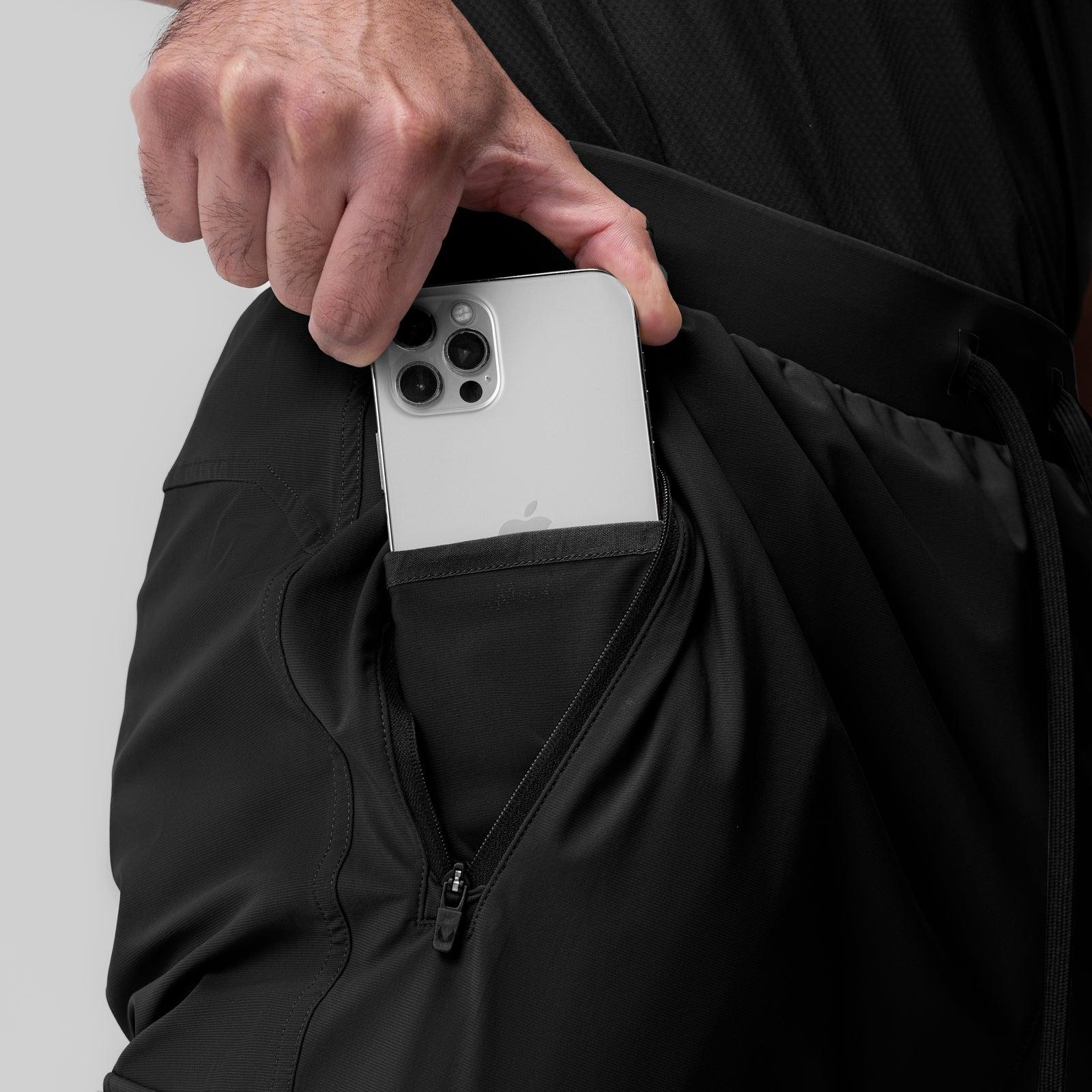 1099. Tetra-Lite® Ice Cargo High Rib Jogger - Black Product Image