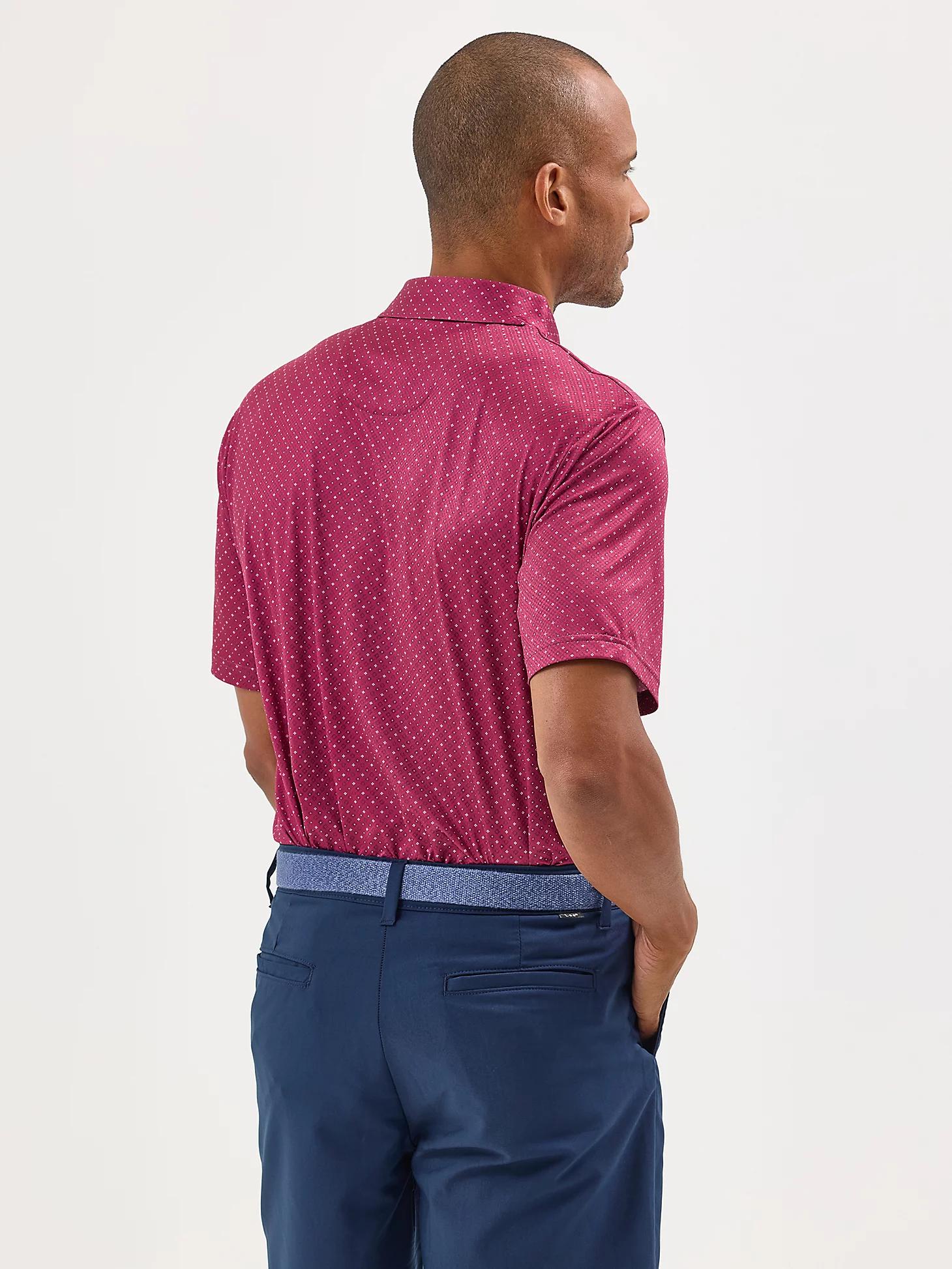 Men's Golf Series Diamond Geometric Print Polo Shirt | Men's Tops & Tees | Lee® Product Image