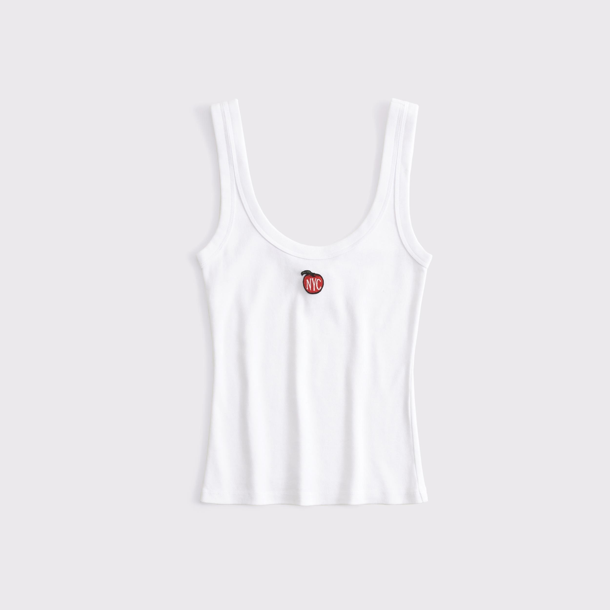 New York City Graphic Scoopneck Tank Product Image