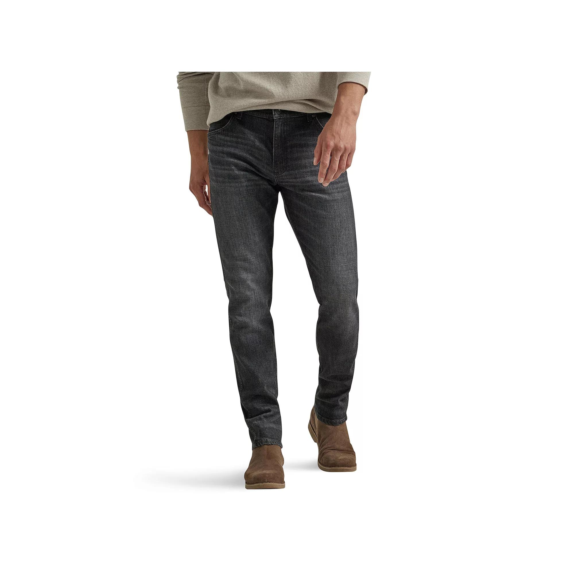 Men's Wrangler Fashion Taper Jeans, Size: 40 X 32, Grey Wash Product Image