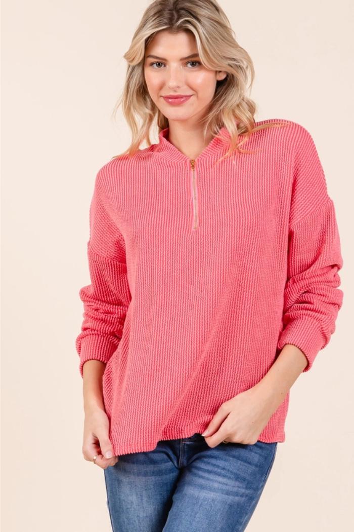 Comfy Rib Sweatshirt Product Image
