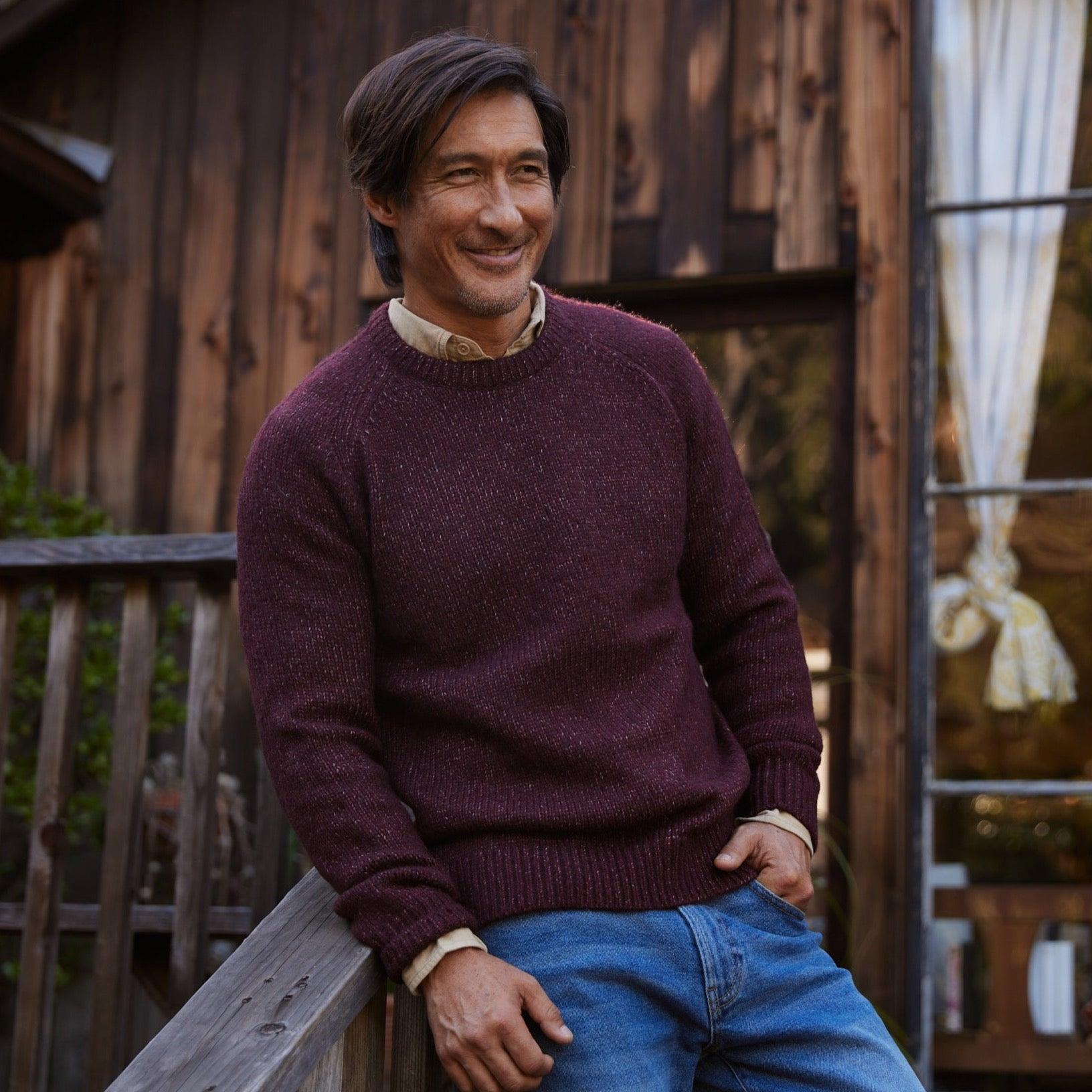 Collegiate Sweater Crew - French Roast Product Image