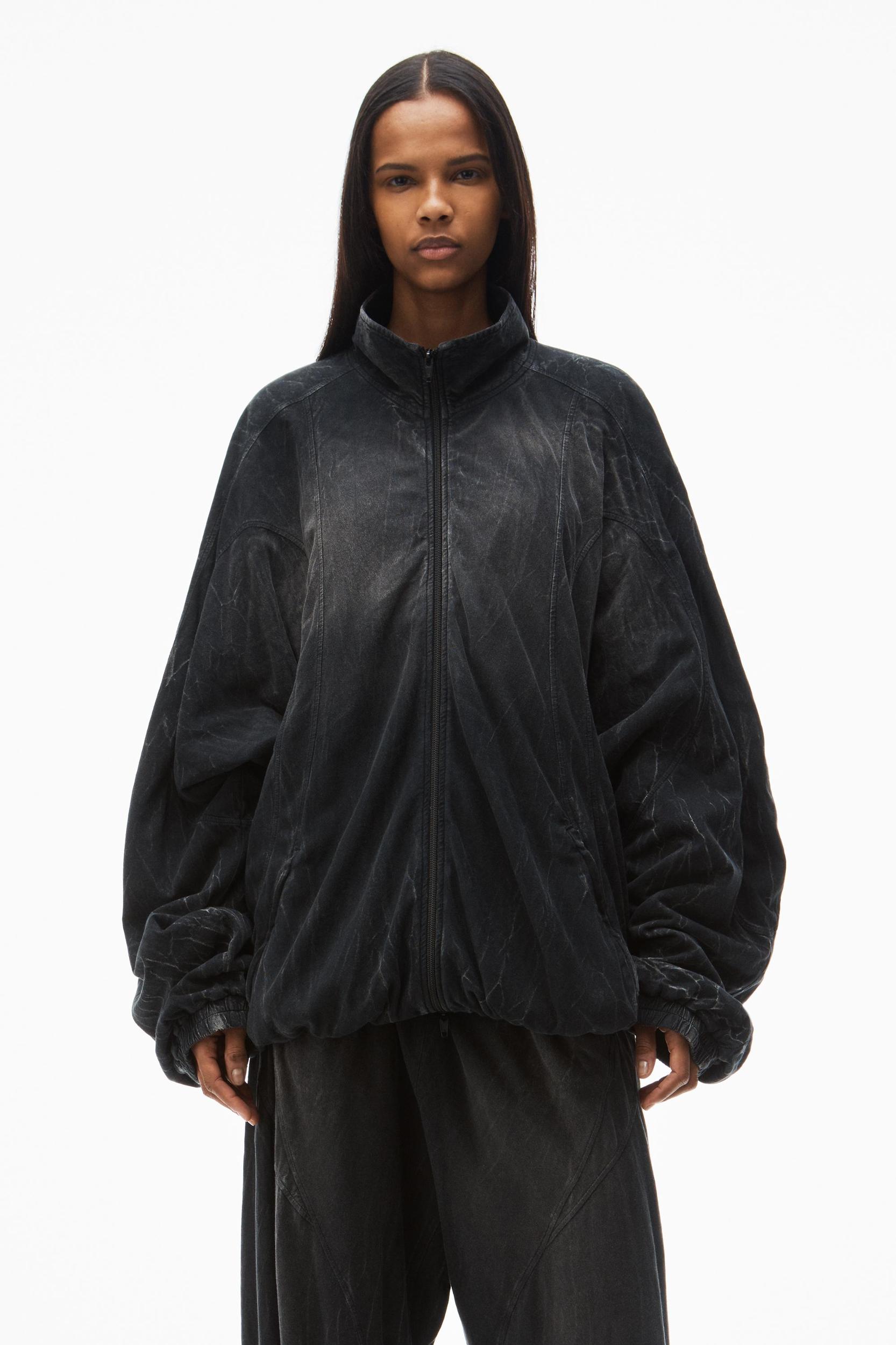 Unisex Creased Print Track Jacket Product Image