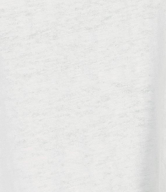 Eileen Fisher Texture Organic Linen Knit Scoop Neck Sleeveless Tank Product Image