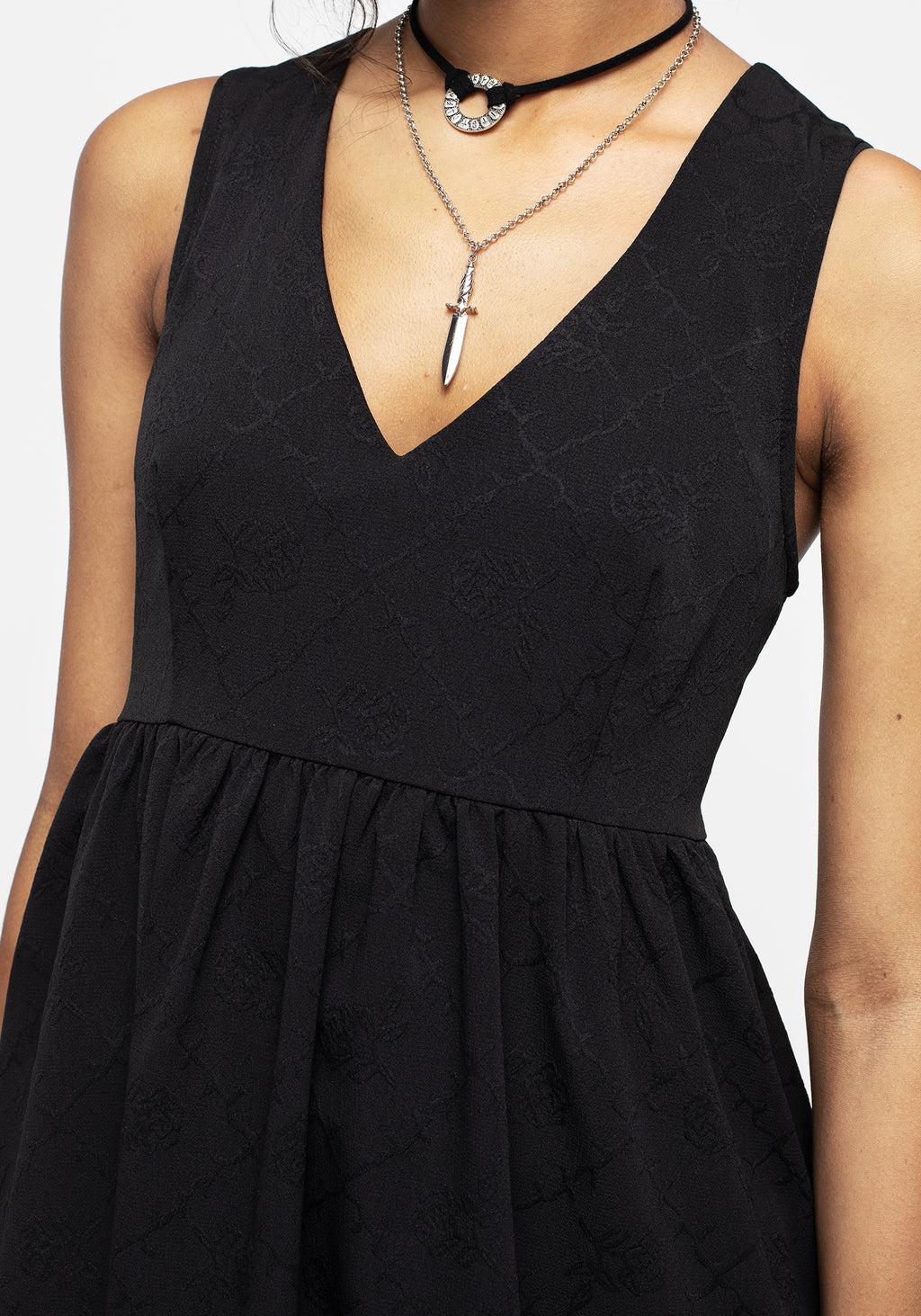 Cosette V-Neck Mini Smock Dress Product Image