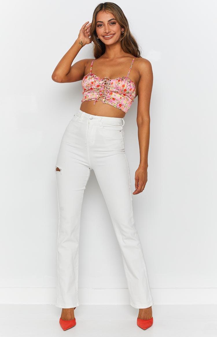 Cressida Corset Red Print Product Image